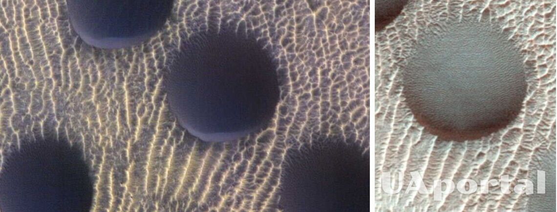 На Марсі виявили незвичайні круглі дюни (фото)
