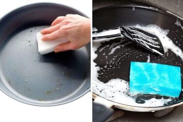 How to make your own cleaner for burnt pots and pans