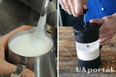 How to whip milk into a froth to make latte and cappuccino at home