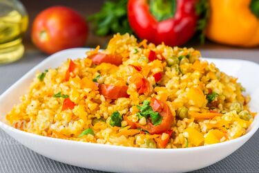 How to make bulgur with vegetables