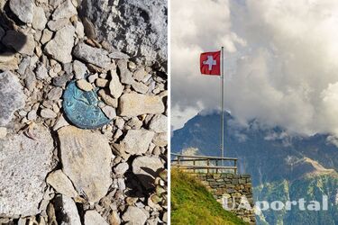 A tourist came across a place where Roman sacrifices were made 2,000 years ago in the Swiss Alps (photo)