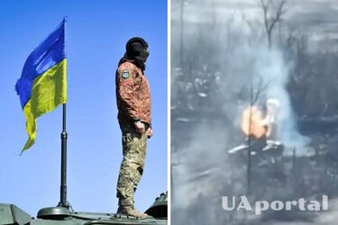 Soldiers of the 53rd Brigade destroy a column of enemy vehicles (video)