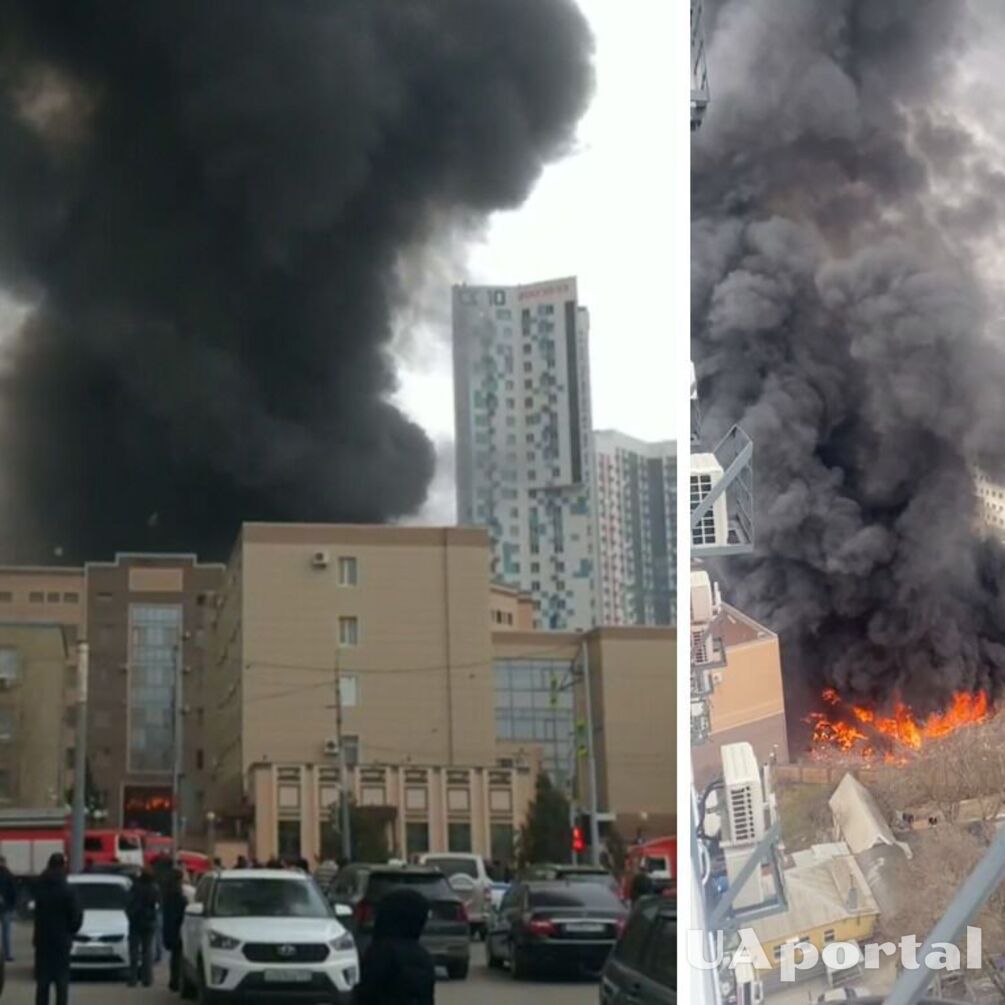 В Ростові горить будівля управління ФСБ, чути вибухи (відео)