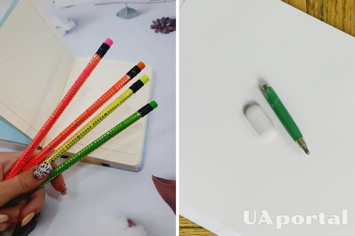 How to wipe a pencil without an eraser