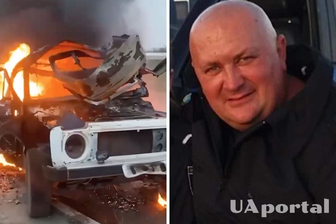 Collaborator's car blown up in Skadovsk