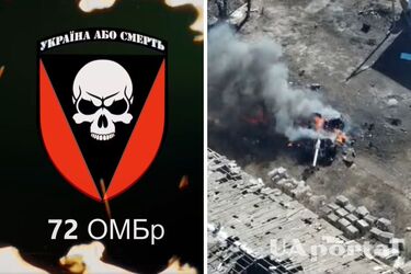 'Перетворились на шматки заліза': Чорні запорожці показали відео ліквідації двох танків ворога