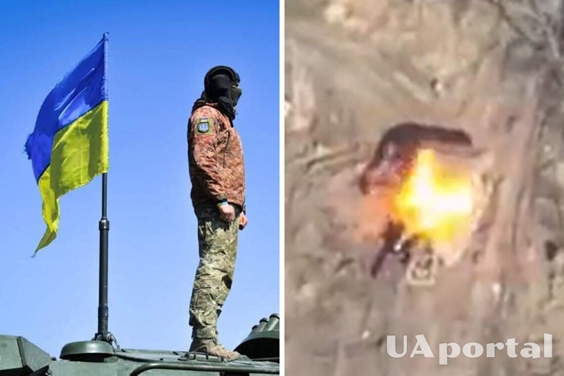 The Ukrainian military destroyed the enemy Tyulpan self-propelled mortar near Maryinka (video)