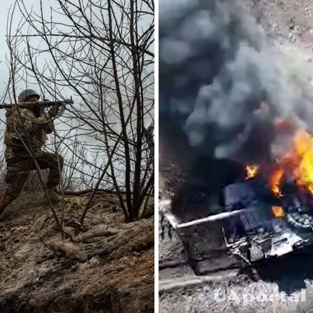 Украинские военные отразили вражеский штурм и уничтожили танк россиян (видео)