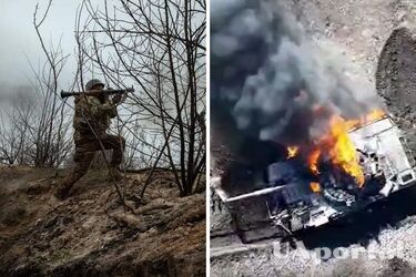 Ukrainian troops repel enemy attack and destroy Russian tank (video)