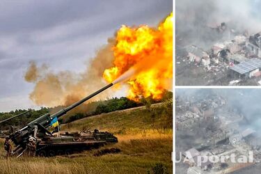 Battles for Bakhmut - 44th Artillery Brigade of the Armed Forces of Ukraine shows destruction of occupants' assault groups in Bakhmut - video
