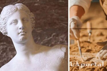 Во время раскопок во Франции нашли старинную статуэтку голой Венеры