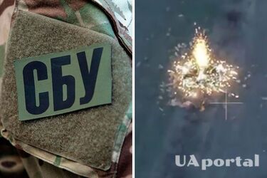 Контррозвідники СБУ показали вибухову роботу ударних дронів та знищену російську техніку (відео)