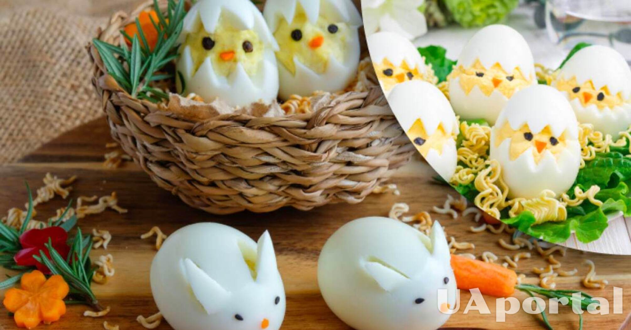 Как приготовить вкусные закуски из яиц для детей на Пасху