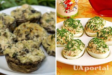 Закуски из простых ингредиентов для пасхального стола