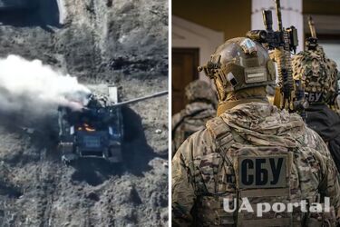 Спецназовцы СБУ показали видео сожжения 5 вражеских танков и двух БМП