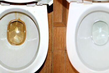 Как отмыть унитаз