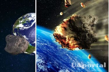 Два огромных астероида улетают в сторону Земли