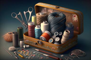 How to sew a round hole in clothes correctly