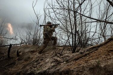 Бойцы 28 ОМБр устроили 'зажигательный понедельник' для россиян (видео)