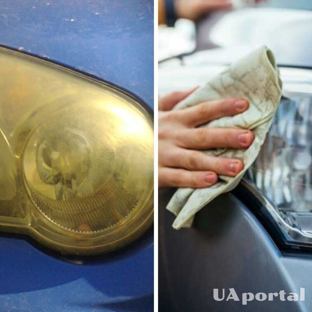 How to restore the shine of yellowed car headlights: a simple homemade remedy will help
