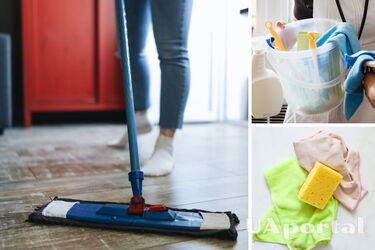 Чому не можна мити підлогу старим одягом