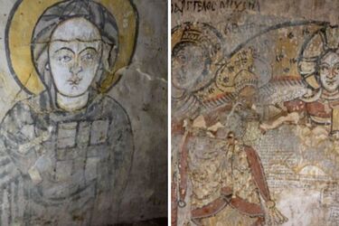 В Судане обнаружили древний храм с уникальными росписями на стенах времен Средневековья