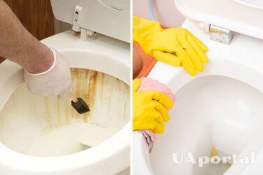 Як очистити унітаз від стійких забруднень
