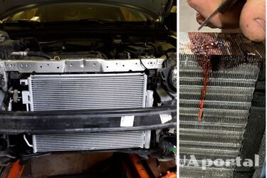 Как герметизировать протекание радиатора автомобиля табаком