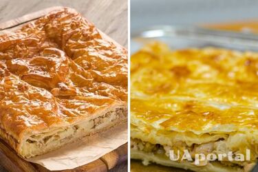 Приготовьте на Пасху: пирог из слоеного теста с индейкой