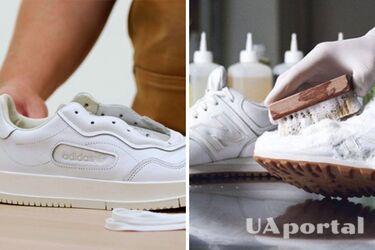 Toothpaste and vinegar: 5 effective means for cleaning white sneakers