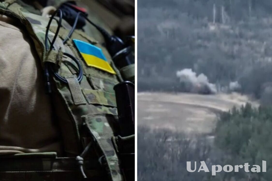 The Ukrainian military eliminated the Strela-10 air defense system in Luhansk region (video)