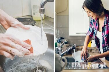 Как быстро мыть посуду