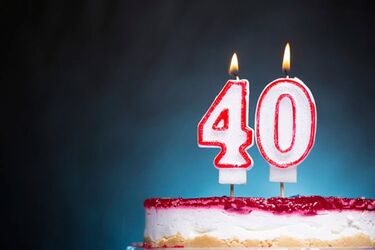 Why you don't celebrate your birthday at 40