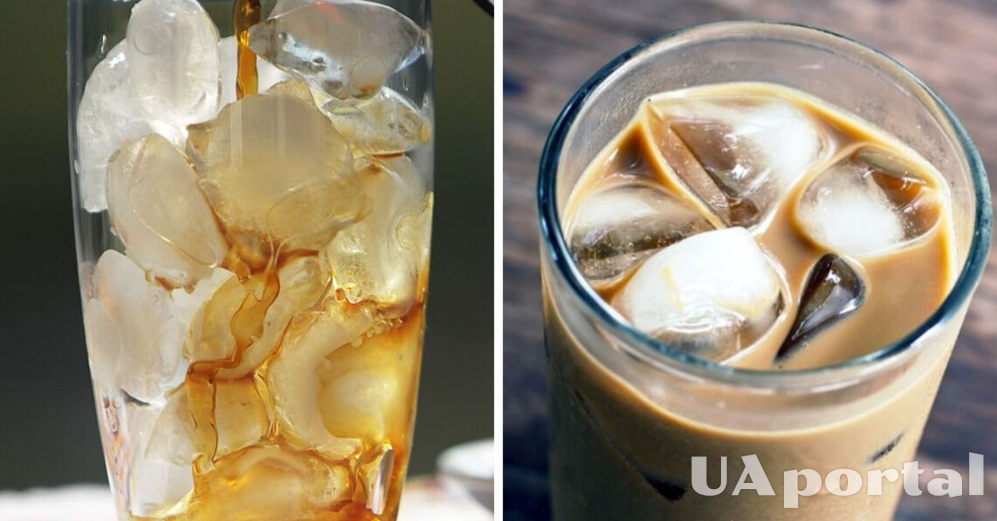 Як зробити холодну каву з льодом