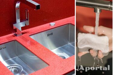 Будет сверкать как новая: действенные народные способы отмыть раковину на кухне от жира, ржавчины и налета