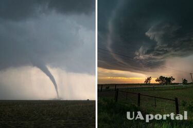 Град був розміром з тенісний м'яч: торнадо-монстри накрили штат Оклахома в США (відео)