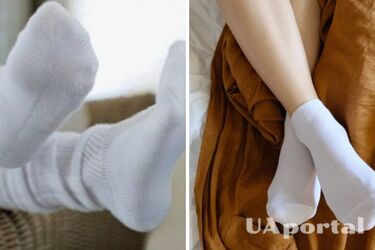 Laundry soap and vinegar: how to wash white socks