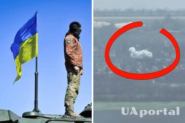 Soldiers of the 28th Brigade destroyed an occupant's stronghold with BMP-2 (video)