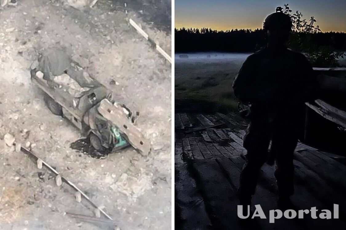 Украинские бойцы эффектно уничтожили танк и БМП противника в серой зоне Донецкой области (видео)