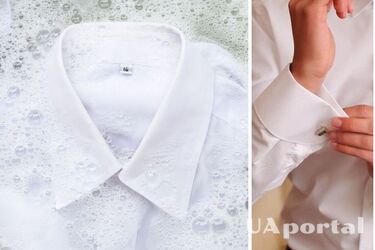 Як очистити комір і манжети сорочки від жовтих плям