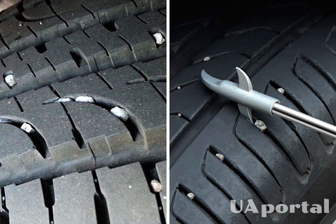 Removing Rocks From Tires How can stones and gravel in the tread of car tires harm - car tips