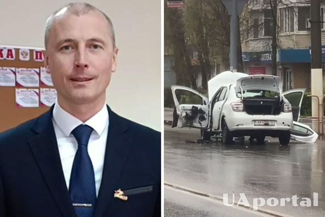В Мелитополе взорвали авто коллаборанта Максима Зубарева (видео)