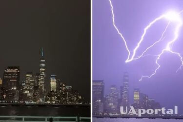 Во Всемирный торговый центр в Нью-Йорке попала молния