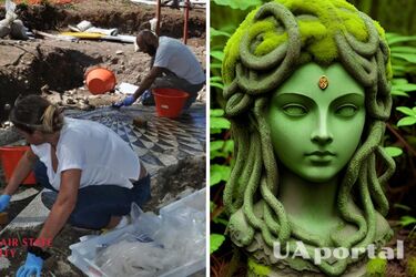Two mosaics of the 2nd century with the image of Medusa were discovered in Italy (photo)