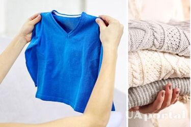 Як повернути форму вовняному светру після прання