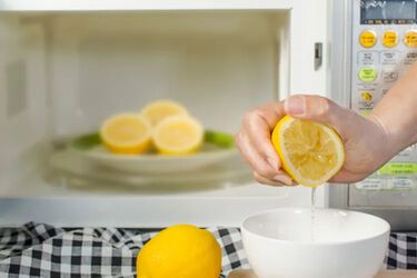 Simple methods will help to clean the microwave oven