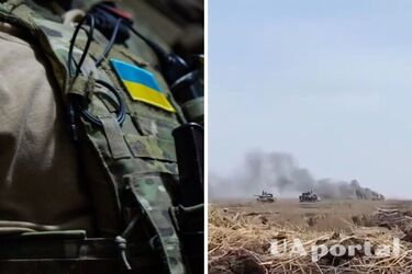 Дым на все поле: десантники уничтожили два российских танка и одну БМП (видео)