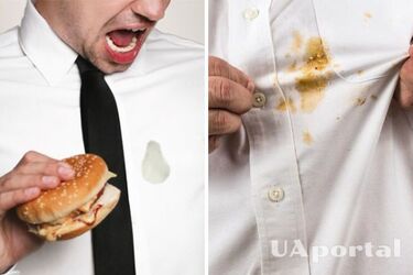 Як очистити одяг від жирних плям