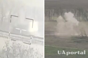 ЗСУ влучили з ПТРК Стугна по танку окупантів