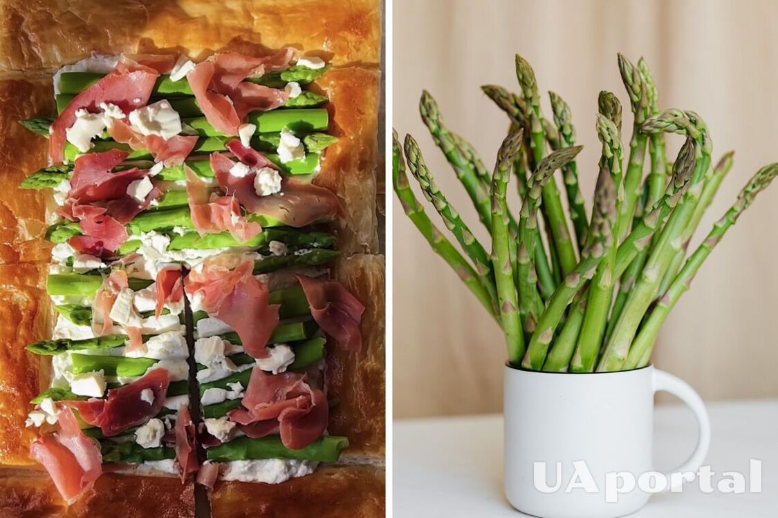 Delicious asparagus and cheese tart: the chef shares her recipe (video)